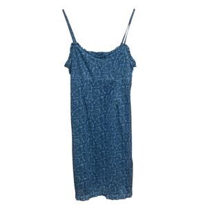 Billabong Sleeveless Summer Dress Blue Size Small